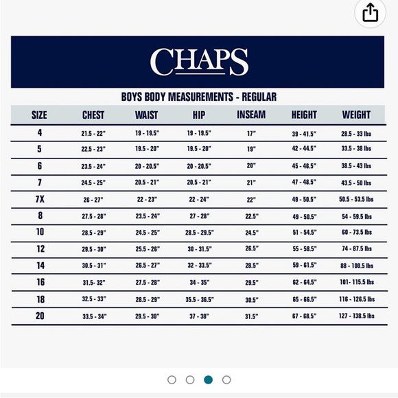 NWT CHAPS Boys Dress Pants Dark Charcoal Heather Style# C841180 Classic Size 10 - Picture 7 of 16